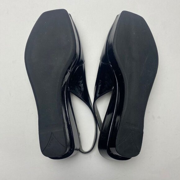 PRADA Patent Leather Slingback Sandals Size 37.5 - Picture 7 of 9
